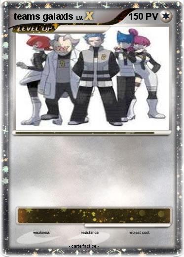Pokemon teams galaxis