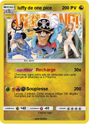 Pokemon luffy de one pice