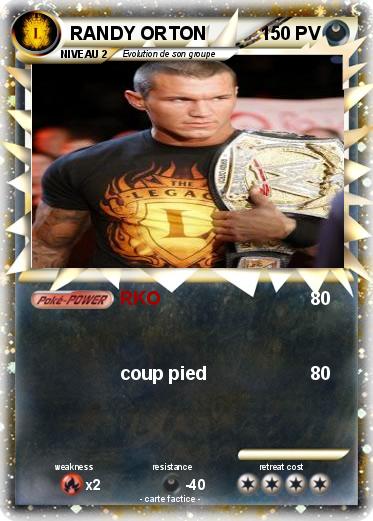 Pokemon RANDY ORTON
