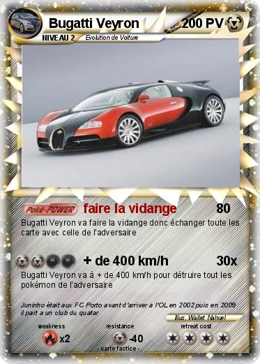 Pokemon Bugatti Veyron