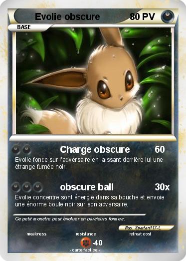 Pokemon Evolie obscure