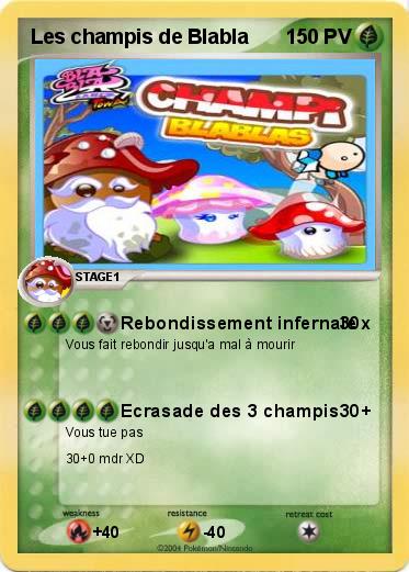 Pokemon Les champis de Blabla