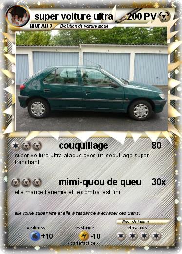 Pokemon super voiture ultra