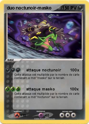 Pokemon duo noctunoir-masko
