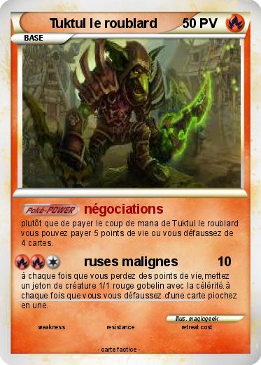 Pokemon Tuktul le roublard