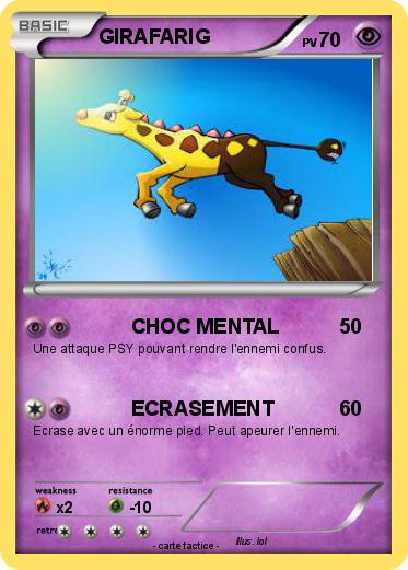 Pokemon GIRAFARIG