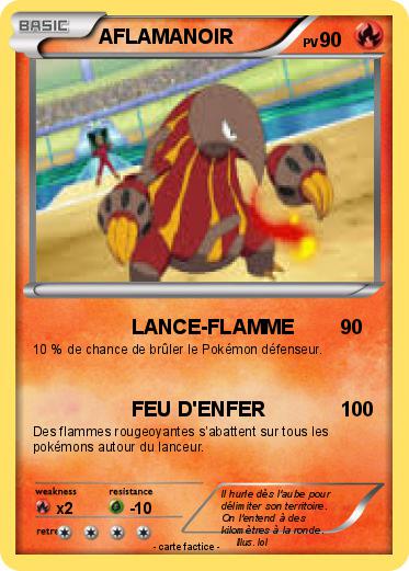 Pokemon AFLAMANOIR