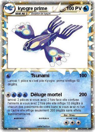 Pokemon kyogre prime