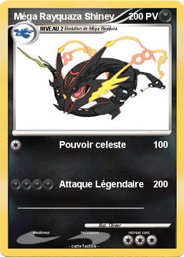 Pokemon Méga Rayquaza Shiney