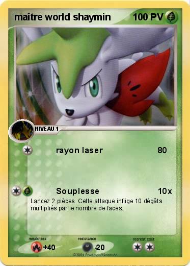 Pokemon maître world shaymin