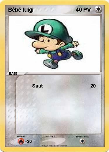Pokemon Bébé luigi