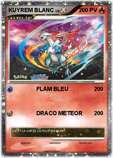 Pokemon KUYREM BLANC