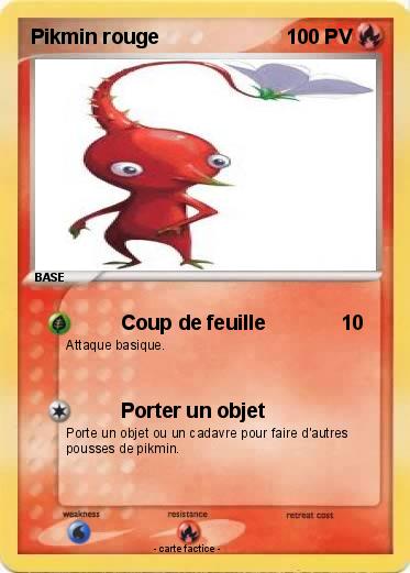 Pokemon Pikmin rouge