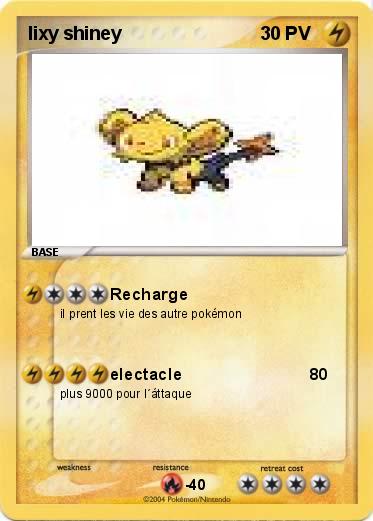 Pokemon lixy shiney