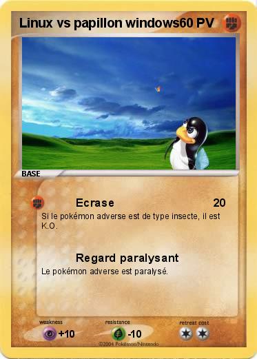 Pokemon Linux vs papillon windows