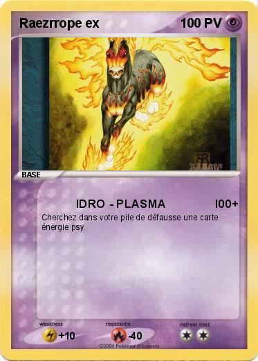 Pokemon Raezrrope ex