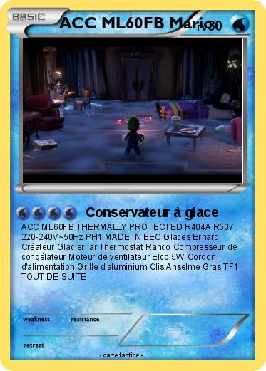 Pokemon ACC ML60FB Mario