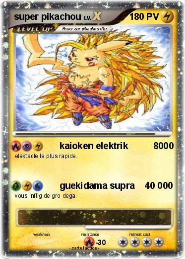 Pokemon super pikachou