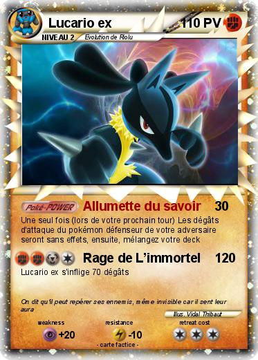 Pokemon Lucario ex