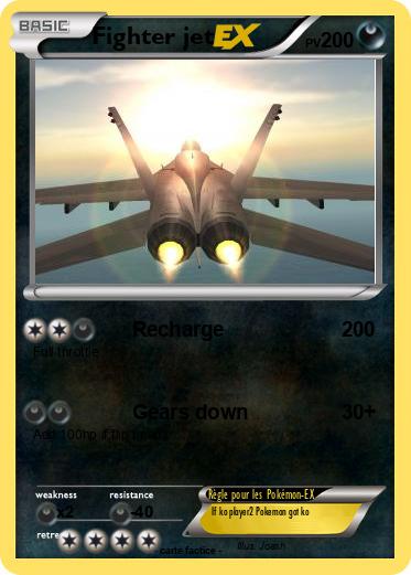 Pokemon Fighter jet
