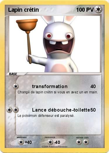 Pokemon Lapin crétin                         