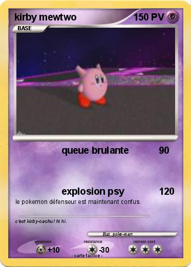 Pokemon kirby mewtwo