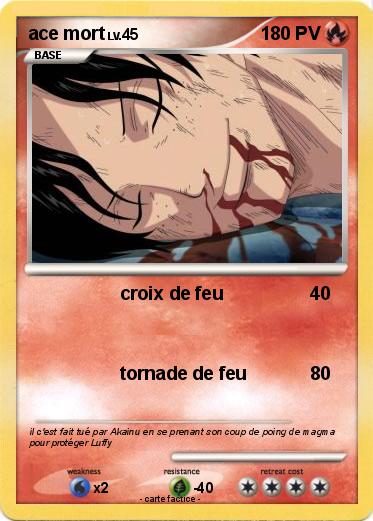 Pokemon ace mort