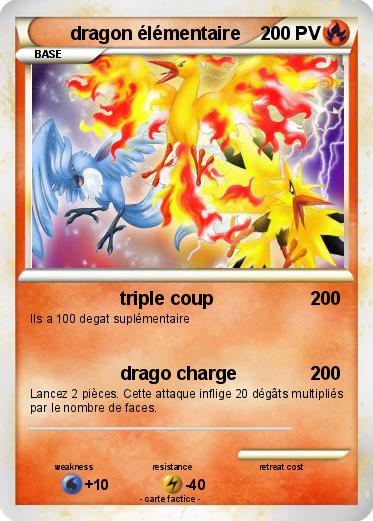 Pokemon dragon élémentaire