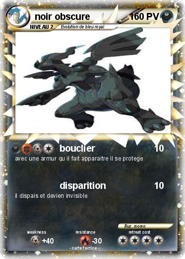Pokemon noir obscure
