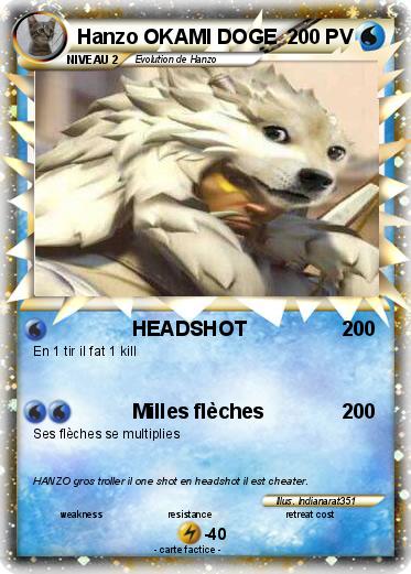 Pokemon Hanzo OKAMI DOGE