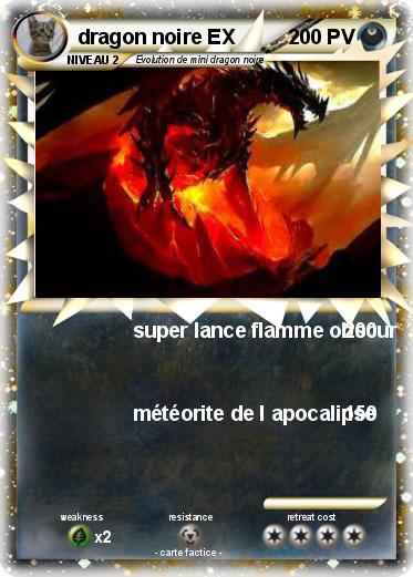 Pokemon dragon noire EX