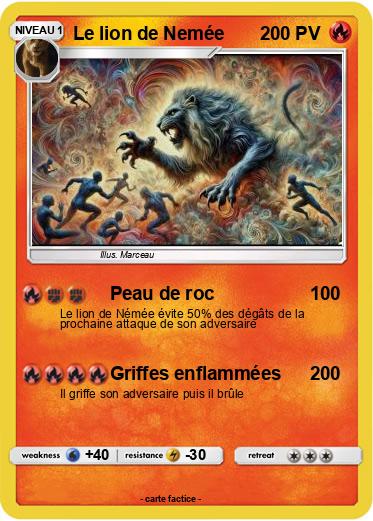 Pokemon Le lion de Nemée