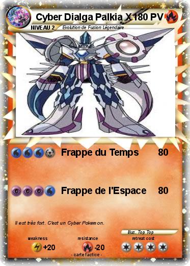 Pokemon Cyber Dialga Palkia X
