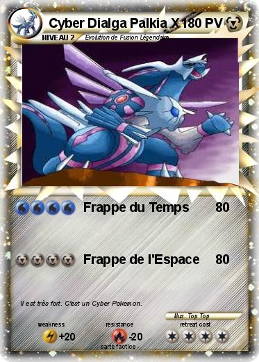 Pokemon Cyber Dialga Palkia X