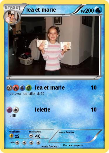 Pokemon lea et marie