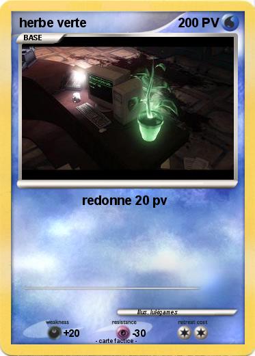 Pokemon herbe verte