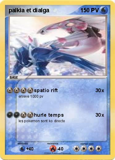 Pokemon palkia et dialga