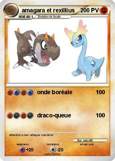 Pokemon amagara et rexillius