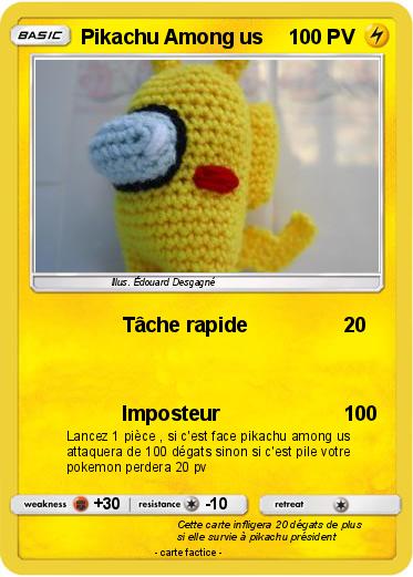 Pokemon Pikachu Among us