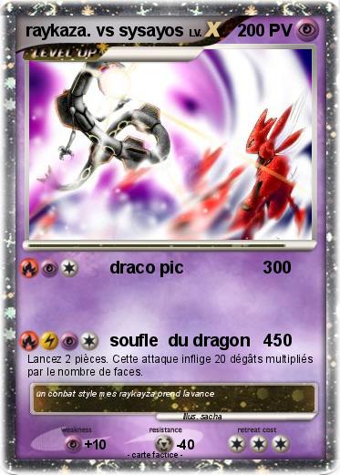 Pokemon raykaza. vs sysayos