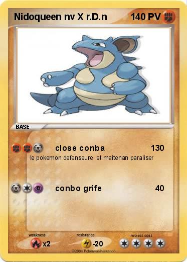 Pokemon Nidoqueen nv X r.D.n