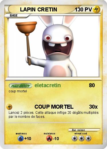 Pokemon LAPIN CRETIN
