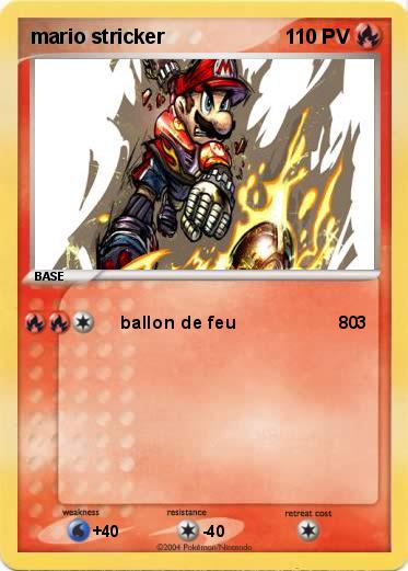 Pokemon mario stricker