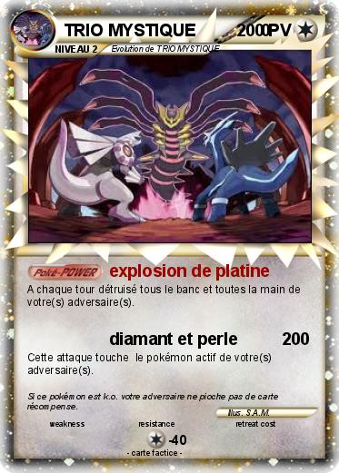 Pokemon TRIO MYSTIQUE              0
