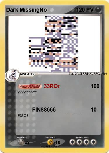 Pokemon Dark MissingNo