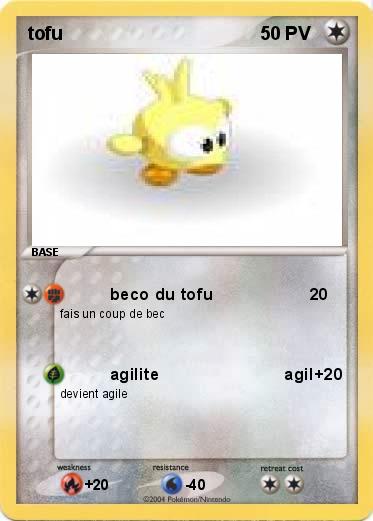 Pokemon tofu