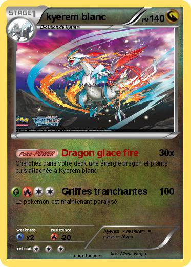 Pokemon kyerem blanc
