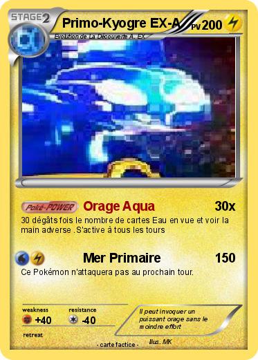 Pokemon Primo-Kyogre EX-A