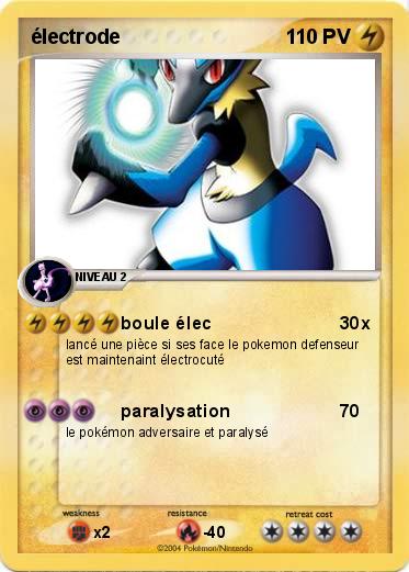Pokemon électrode