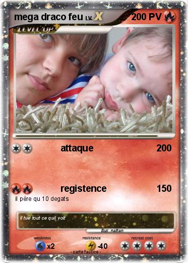 Pokemon mega draco feu